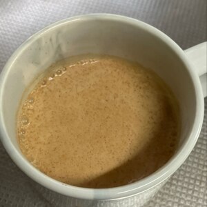 今日は電子レンジ！！豆乳Deシナモンカフェオレ